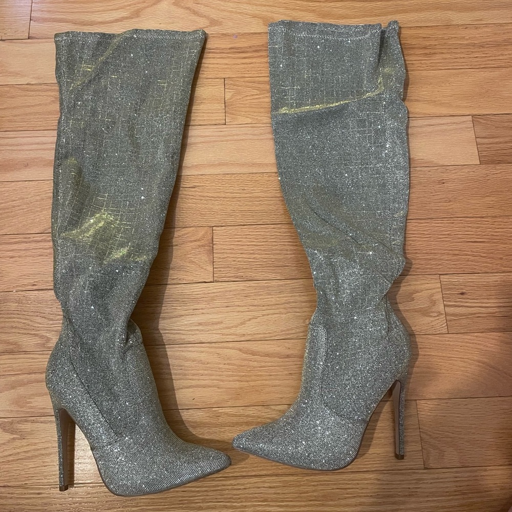 Shoedazzle Thigh Boots